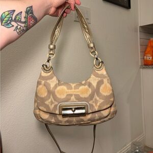 Coach Kristen Signature Ikat Op Art Hobo